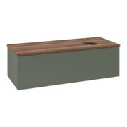 V&B Waschtischunterschrank ohne Frontstruktur Antao 120x36x50cm, HL, WBP w wa, le gre. m Lac
