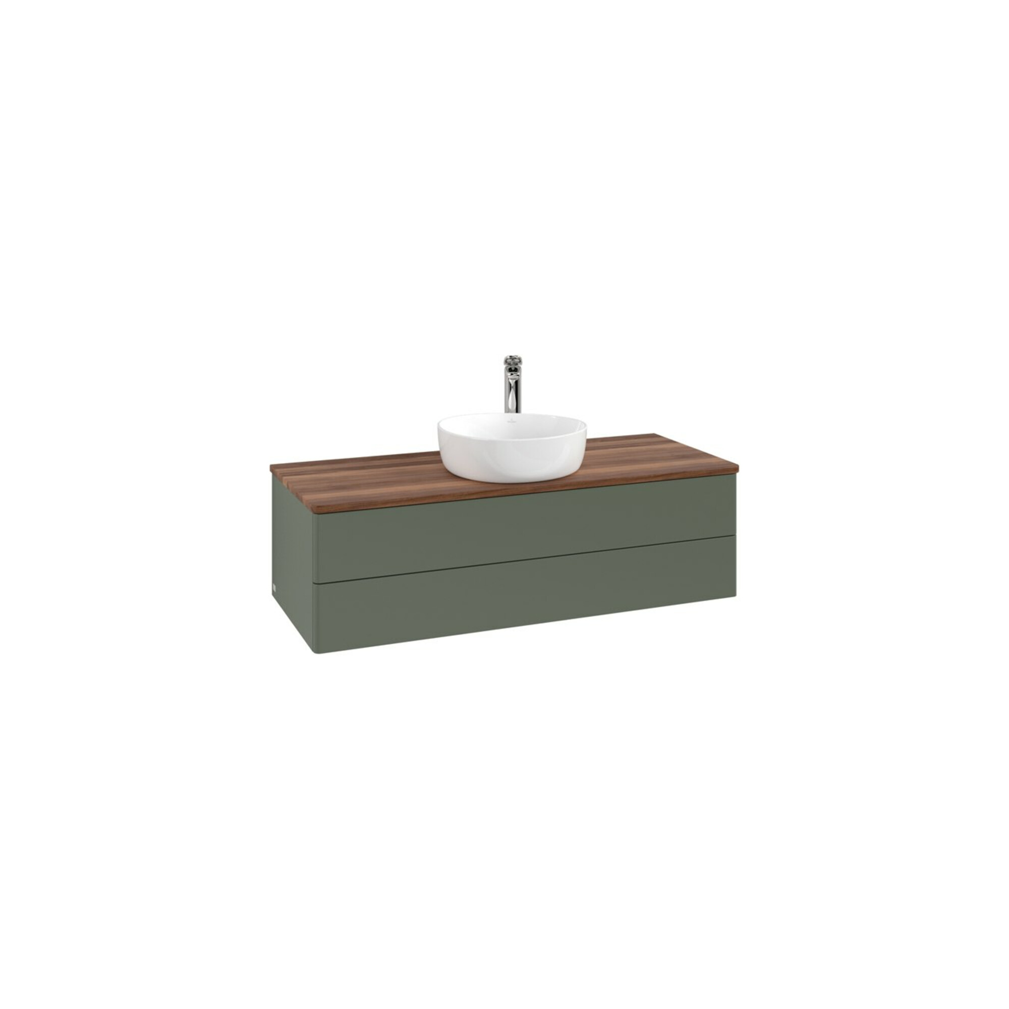V&B Waschtischunterschrank ohne Frontstruktur Antao 120x36x50cm, HL, WBP w wa, le gre. m Lac ; Villeroy & Boch