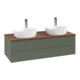 V&B Waschtischunterschrank ohne Frontstruktur Antao 120x36x50cm, HL, WBP w wa, le gre. m Lac-3