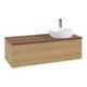 V&B Waschtischunterschrank ohne Frontstruktur Antao 120x36x50cm, HL, WBP w. wal, hon. Oa-3