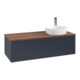 V&B Waschtischunterschrank ohne Frontstruktur Antao 120x36x50cm, HL, WBP w wal, md bl. m Lac-3