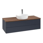 V&B Waschtischunterschrank ohne Frontstruktur Antao 120x36x50cm, HL, WBP w wal, md bl. m Lac-3