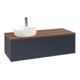 V&B Waschtischunterschrank ohne Frontstruktur Antao 120x36x50cm, HL, WBP w wal, md bl. m Lac-1