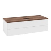 V&B Waschtischunterschrank ohne Frontstruktur Antao 120x36x50cm, HL, WBP w. wal, wh. m Lac-3