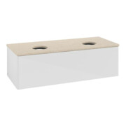 V&B Waschtischunterschrank ohne Frontstruktur Antao 120x36x50cm, WBP botti., glo wh. Lac-3