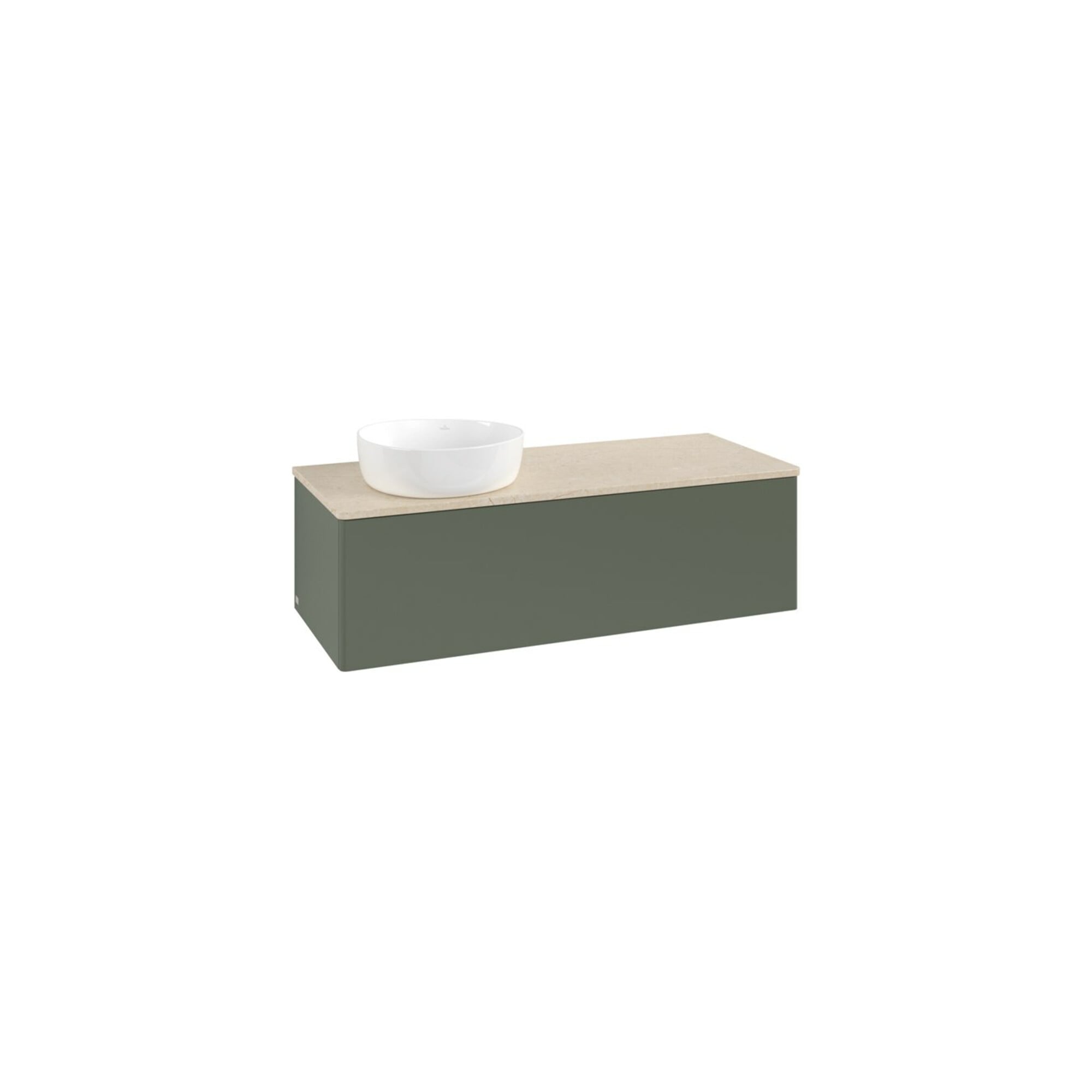 V&B Waschtischunterschrank ohne Frontstruktur Antao 120x36x50cm, WBP botti., lea gre. m Lac ; Villeroy & Boch