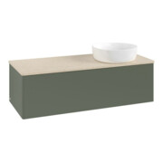 V&B Waschtischunterschrank ohne Frontstruktur Antao 120x36x50cm, WBP botti., lea gre. m Lac-3