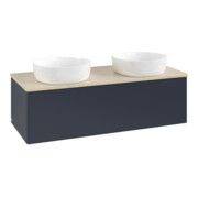 V&B Waschtischunterschrank ohne Frontstruktur Antao 120x36x50cm, WBP botti., md bl. m Lac