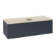 V&B Waschtischunterschrank ohne Frontstruktur Antao 120x36x50cm, WBP botti., md bl. m Lac-1