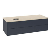 V&B Waschtischunterschrank ohne Frontstruktur Antao 120x36x50cm, WBP botti., md bl. m Lac