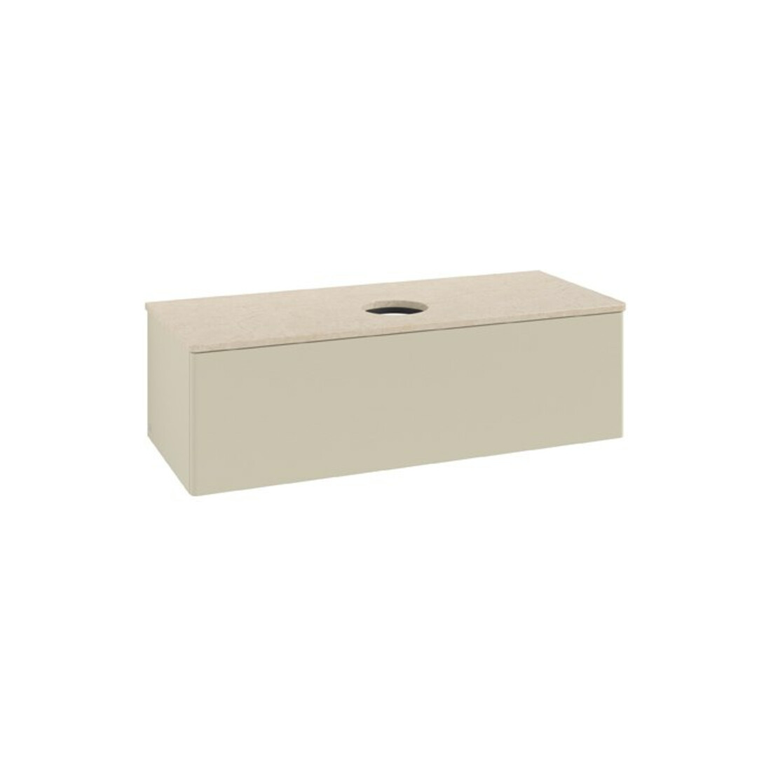 V&B Waschtischunterschrank ohne Frontstruktur Antao 120x36x50cm, WBP botti., si Gr m Lac