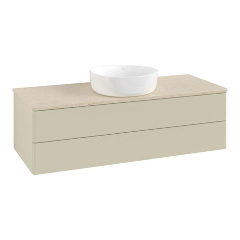 V&B Waschtischunterschrank ohne Frontstruktur Antao 120x36x50cm, WBP botti., si Gr m Lac