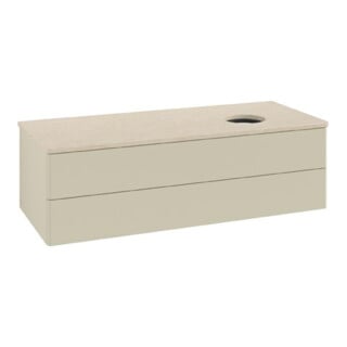 V&B Waschtischunterschrank ohne Frontstruktur Antao 120x36x50cm, WBP botti., si Gr m Lac