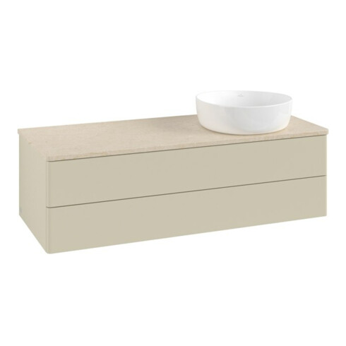 V&B Waschtischunterschrank ohne Frontstruktur Antao 120x36x50cm, WBP botti., si Gr m Lac