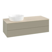 V&B Waschtischunterschrank ohne Frontstruktur Antao 120x36x50cm, WBP botti., st. Gr m Lac