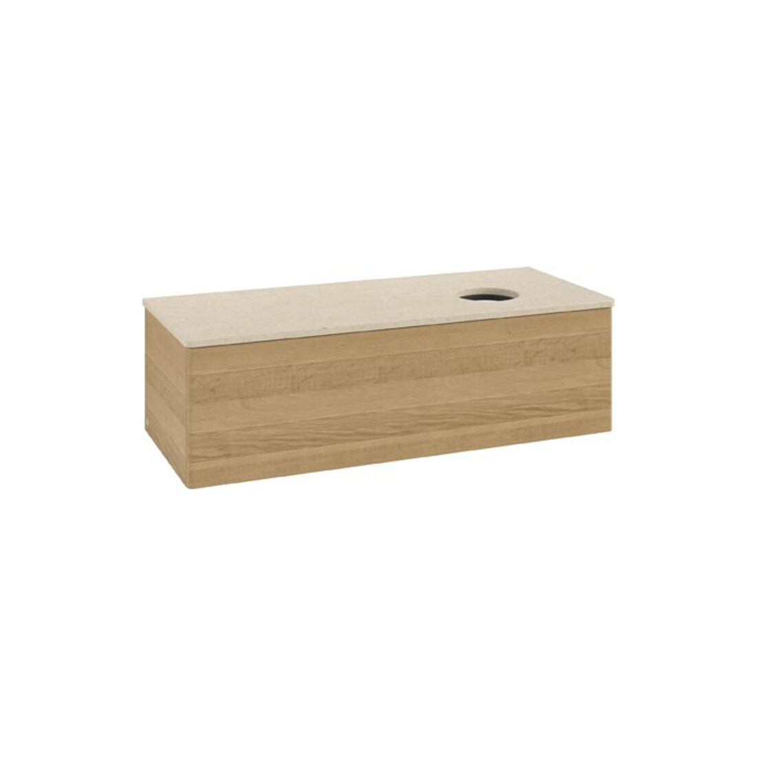 V&B Waschtischunterschrank ohne Frontstruktur Antao 120x36x50cm, WBP-farbe botti., honey oak