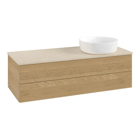 V&B Waschtischunterschrank ohne Frontstruktur Antao 120x36x50cm, WBP-farbe botti., honey oak