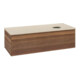 V&B Waschtischunterschrank ohne Frontstruktur Antao 120x36x50cm, WBP-farbe botti., w. walnut-1