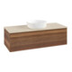 V&B Waschtischunterschrank ohne Frontstruktur Antao 120x36x50cm, WBP-farbe botti., w. walnut-3