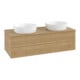 V&B Waschtischunterschrank ohne Frontstruktur Antao 120x36x50cm, WBP-farbe hon. Oa, hon. oak-1