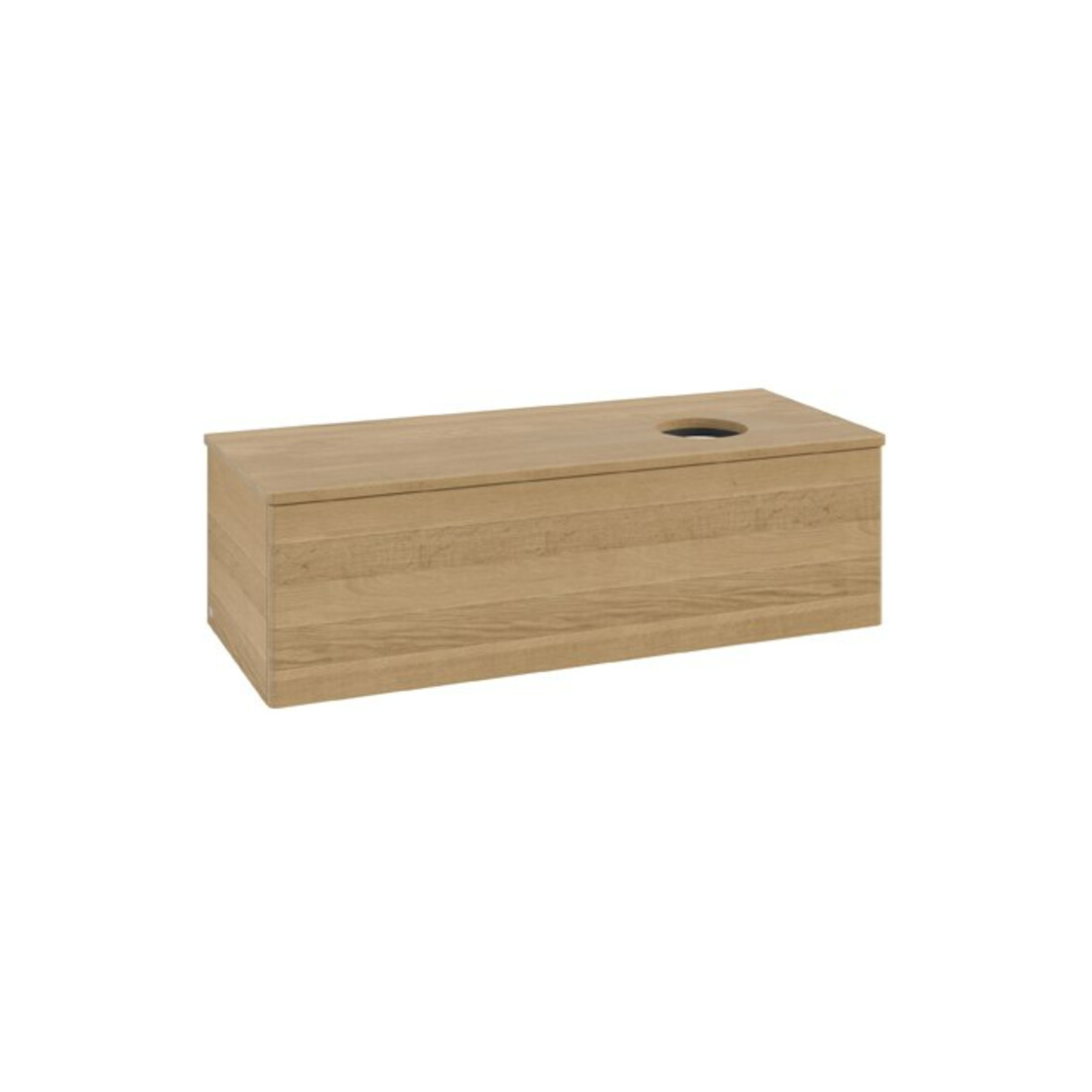 V&B Waschtischunterschrank ohne Frontstruktur Antao 120x36x50cm, WBP-farbe hon. Oa, hon. oak