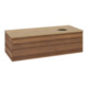 V&B Waschtischunterschrank ohne Frontstruktur Antao 120x36x50cm, WBP-farbe hon. Oa, w. wal-1