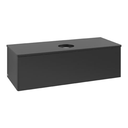 V&B Waschtischunterschrank ohne Frontstruktur Antao 120x36x50cm, WBP-farbe Lac, bla m Lac