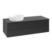 V&B Waschtischunterschrank ohne Frontstruktur Antao 120x36x50cm, WBP-farbe Lac, bla m Lac