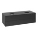V&B Waschtischunterschrank ohne Frontstruktur Antao 120x36x50cm, WBP-farbe Lac, bla m Lac-1