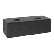 V&B Waschtischunterschrank ohne Frontstruktur Antao 120x36x50cm, WBP-farbe Lac, bla m Lac