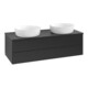 V&B Waschtischunterschrank ohne Frontstruktur Antao 120x36x50cm, WBP-farbe Lac, bla m Lac-3
