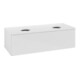 V&B Waschtischunterschrank ohne Frontstruktur Antao 120x36x50cm, WBP-farbe Lac, glo wh. Lac-1