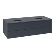 V&B Waschtischunterschrank ohne Frontstruktur Antao 120x36x50cm, WBP-farbe Lac, md bl. m Lac