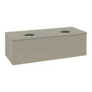 V&B Waschtischunterschrank ohne Frontstruktur Antao 120x36x50cm, WBP-farbe Lac, st. Gr m Lac