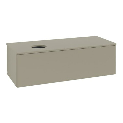 V&B Waschtischunterschrank ohne Frontstruktur Antao 120x36x50cm, WBP-farbe Lac, st. Gr m Lac