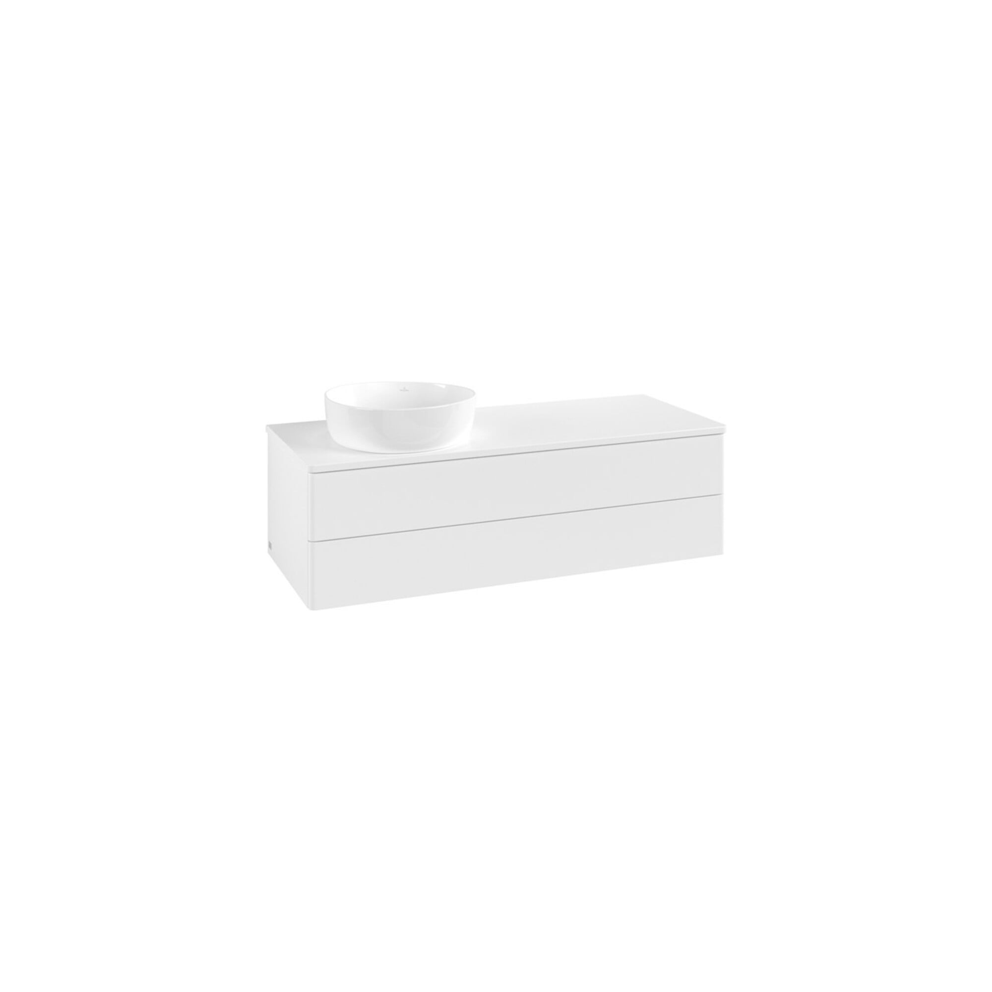 V&B Waschtischunterschrank ohne Frontstruktur Antao 120x36x50cm, WBP-farbe Lac, wh. m Lac ; Villeroy & Boch
