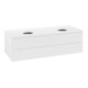 V&B Waschtischunterschrank ohne Frontstruktur Antao 120x36x50cm, WBP-farbe Lac, wh. m Lac-3