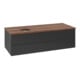 V&B Waschtischunterschrank ohne Frontstruktur Antao 120x36x50cm, WBP-farbe w. wal, bla m Lac-3