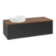 V&B Waschtischunterschrank ohne Frontstruktur Antao 120x36x50cm, WBP-farbe w. wal, bla m Lac-1