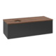 V&B Waschtischunterschrank ohne Frontstruktur Antao 120x36x50cm, WBP-farbe w. wal, bla m Lac-3