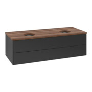 V&B Waschtischunterschrank ohne Frontstruktur Antao 120x36x50cm, WBP-farbe w. wal, bla m Lac