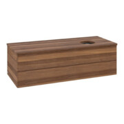 V&B Waschtischunterschrank ohne Frontstruktur Antao 120x36x50cm, WBP-farbe w. wal, w. walnut