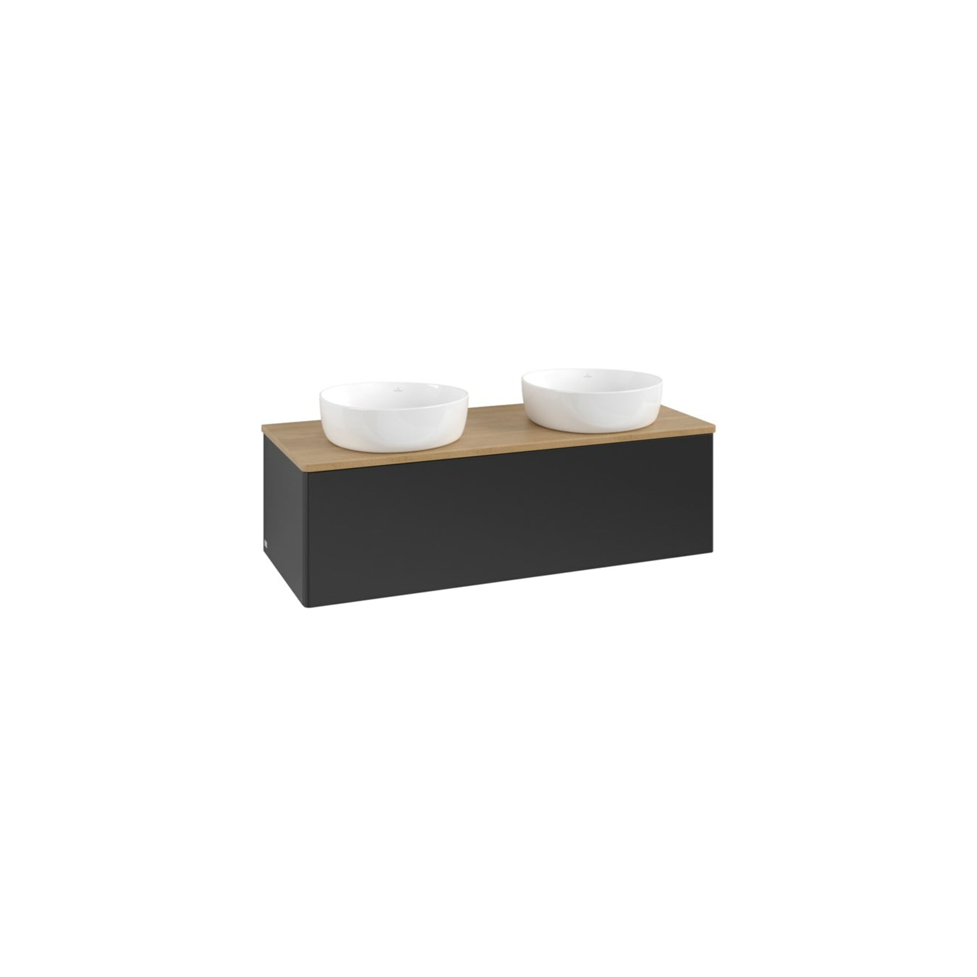 V&B Waschtischunterschrank ohne Frontstruktur Antao 120x36x50cm, WBP hon. Oa, bla m Lac ; Villeroy & Boch