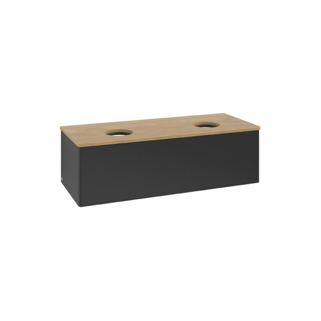 V&B Waschtischunterschrank ohne Frontstruktur Antao 120x36x50cm, WBP hon. Oa, bla m Lac
