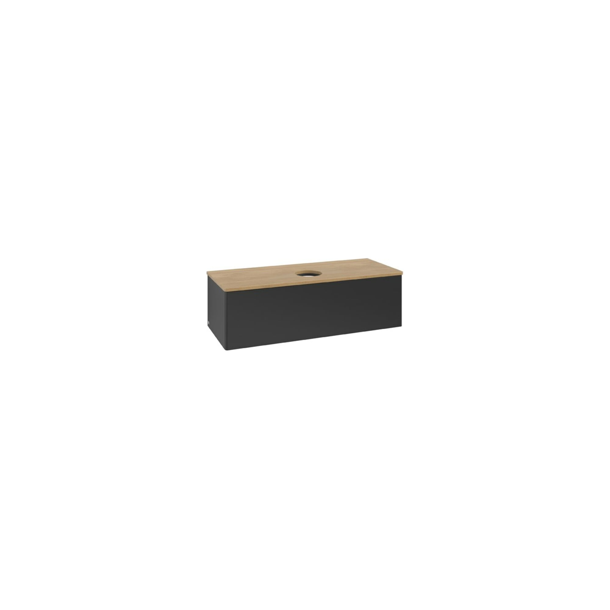 V&B Waschtischunterschrank ohne Frontstruktur Antao 120x36x50cm, WBP hon. Oa, bla m Lac ; Villeroy & Boch