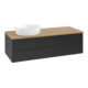 V&B Waschtischunterschrank ohne Frontstruktur Antao 120x36x50cm, WBP hon. Oa, bla m Lac-3