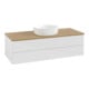 V&B Waschtischunterschrank ohne Frontstruktur Antao 120x36x50cm, WBP hon. Oa, glo wh. Lac-1