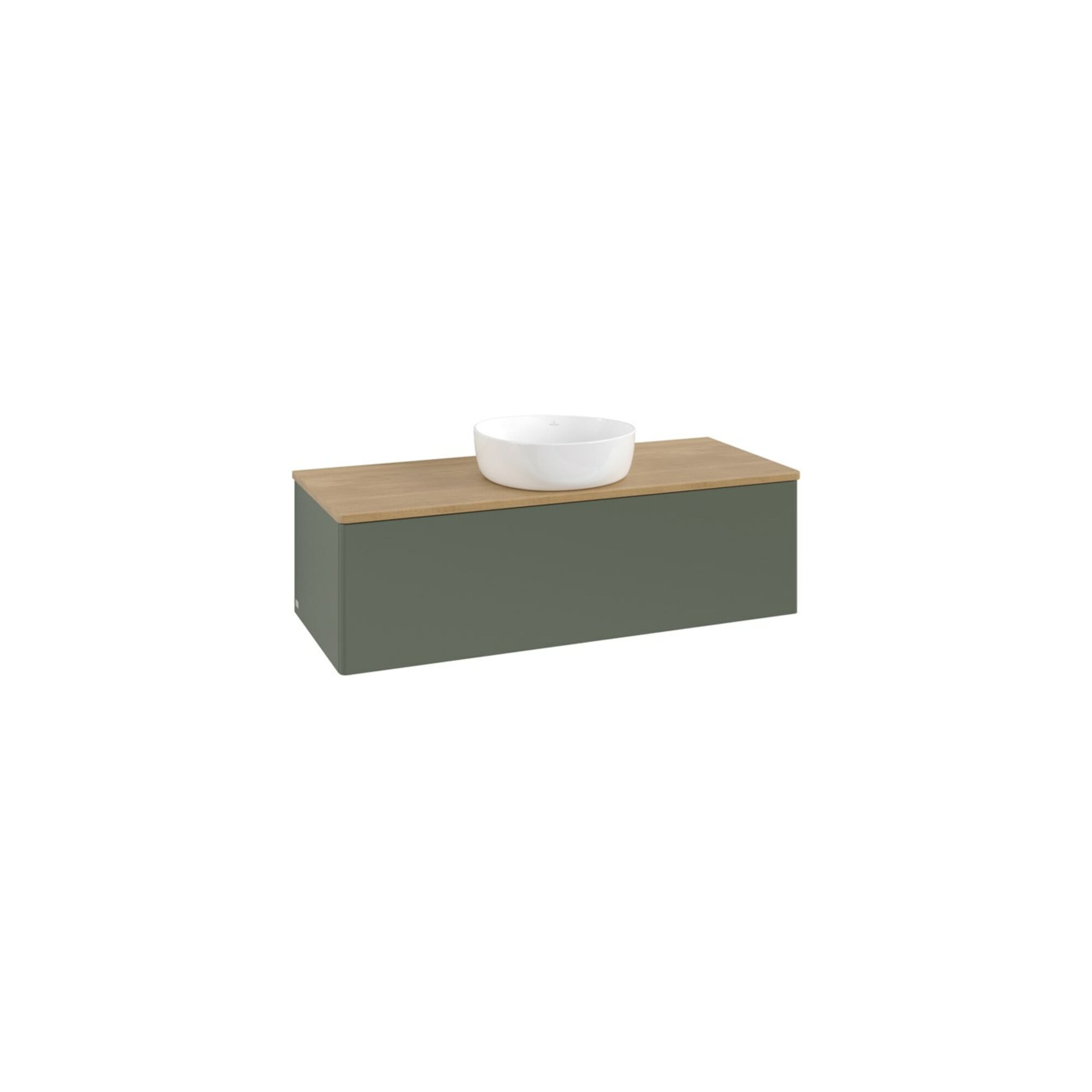 V&B Waschtischunterschrank ohne Frontstruktur Antao 120x36x50cm, WBP hon. Oa, lea gre. m Lac ; Villeroy & Boch
