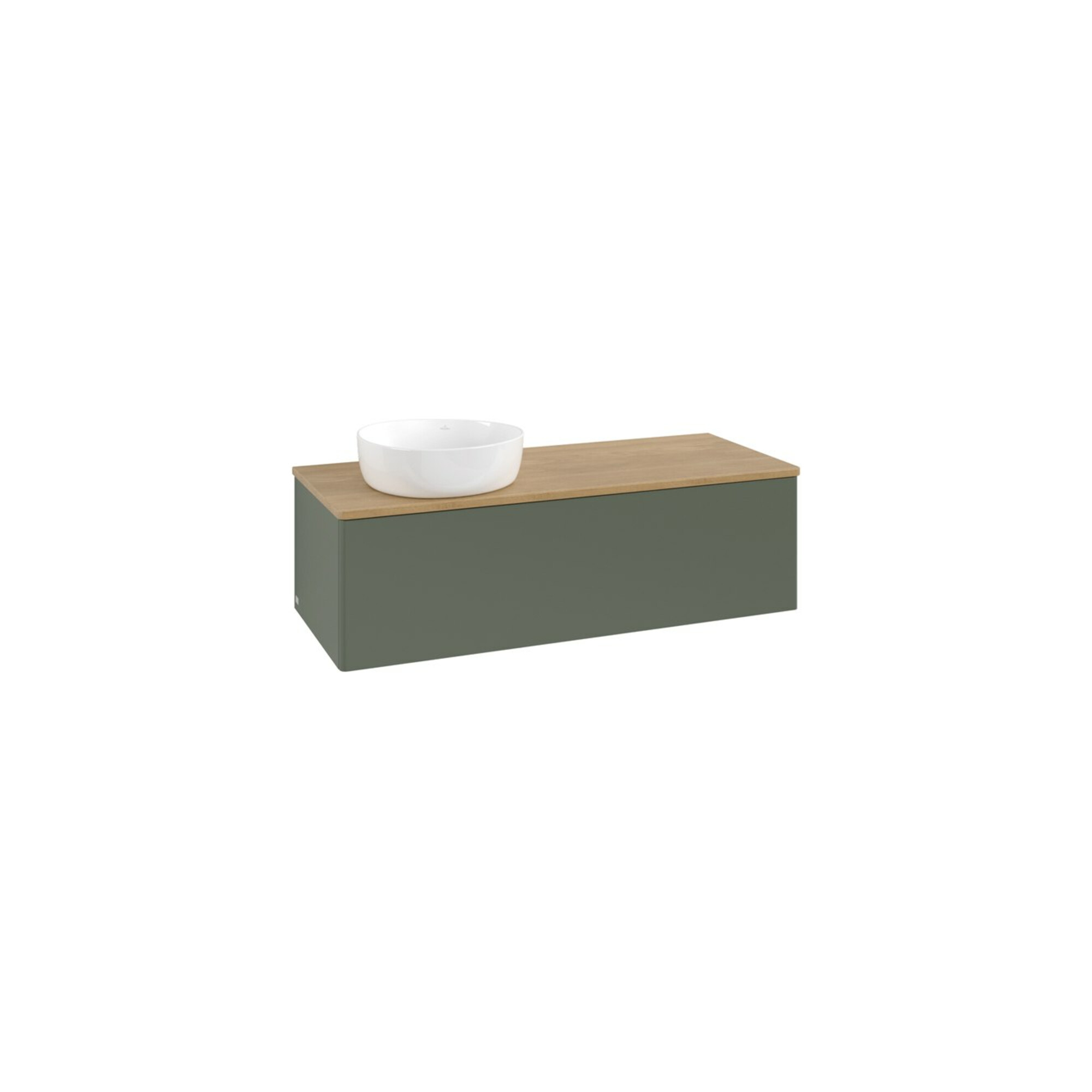 V&B Waschtischunterschrank ohne Frontstruktur Antao 120x36x50cm, WBP hon. Oa, lea gre. m Lac ; Villeroy & Boch