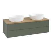 V&B Waschtischunterschrank ohne Frontstruktur Antao 120x36x50cm, WBP hon. Oa, lea gre. m Lac-3